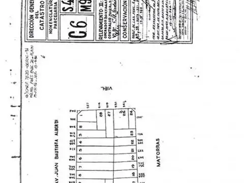 TERRENOS/FRACCIONES/LOTEOS - TERRENOS - CABALLITO, CAPITAL FEDERAL