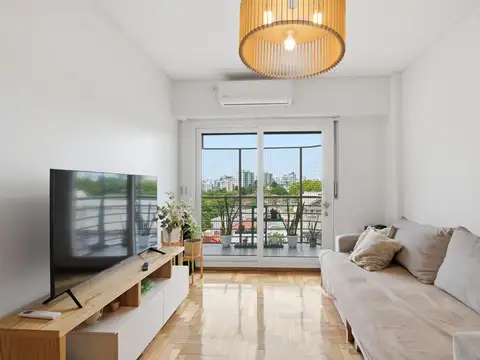 Venta Departamento 4 ambientes | Semipiso al frente con balcón corrido | Apto crédito