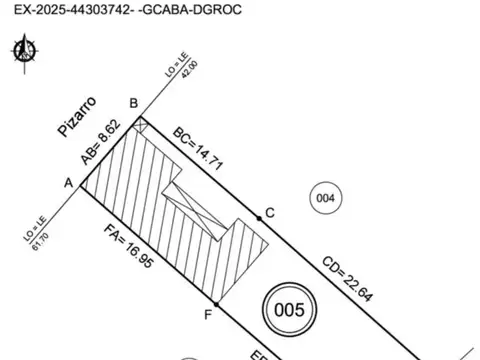 Terreno en Venta en Mataderos, USD 229.000