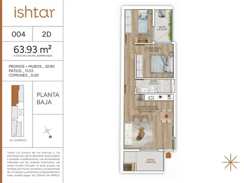 VENTA APARTAMENTO 1 DORMITORIO POZO GOES