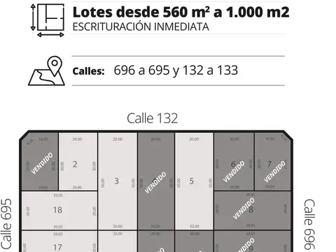 Terreno en Venta en La Plata, USD 32.000
