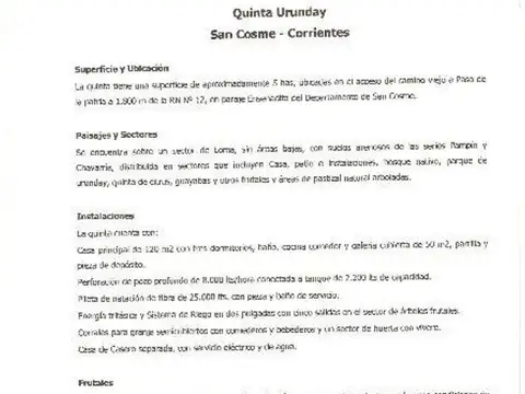 Ruta Provincial 98  A 1800 M De Ruta Nac. 12