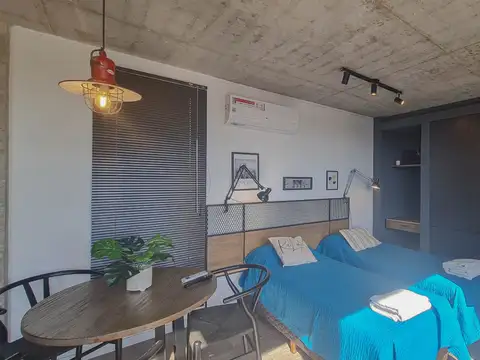 MONOAMBIENTE AMOBLADO ESTILO INDUSTRIAL SAN JUAN Y ALVEAR EN ALQUILER
