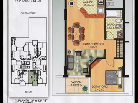 Departamento en Alquiler de 1 dormitorio