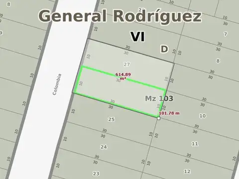 Terreno en Venta en General Rodriguez, Partido de General Rodríguez