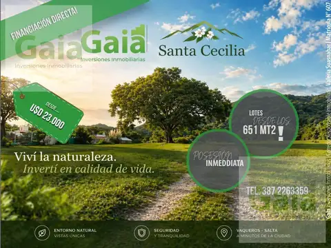 Terreno en Venta de 651,0 m2
