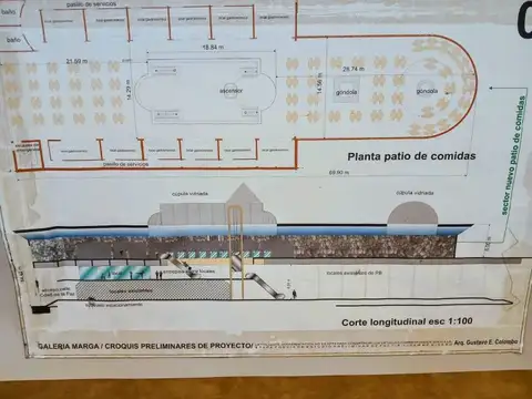 Espacio aereo  GALERIA MARGA   POSIBILIDAD DESAROLLO PATIO DE COMIDAS