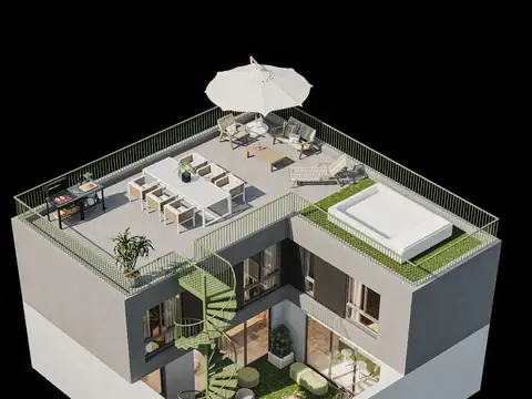 Casa 5 ambientes con 4 baños