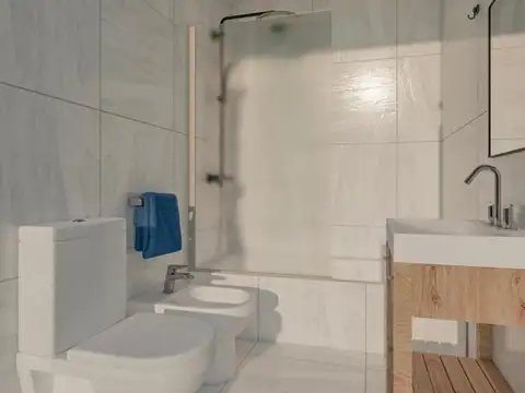 Departamento 2 ambientes con 1 baño