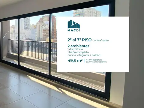 Excelente Departamento 2 ambientes a estrenar en Venta en Boedo