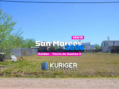 Venta: Lote  360 m2 - Sector A. Manzana 34 - Tierra de Sueños 3