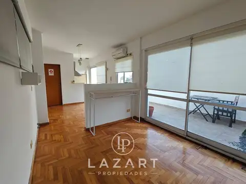 Oficina comercial con espectacular terraza propia! piso alto excelente luz