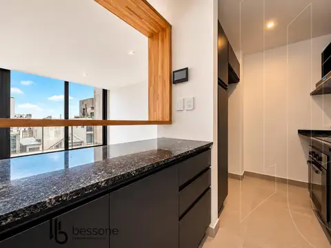 Departamento 2 ambientes con 2 baños