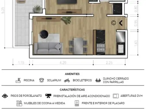 Departamento en el emprendimiento Grand Alvear Land