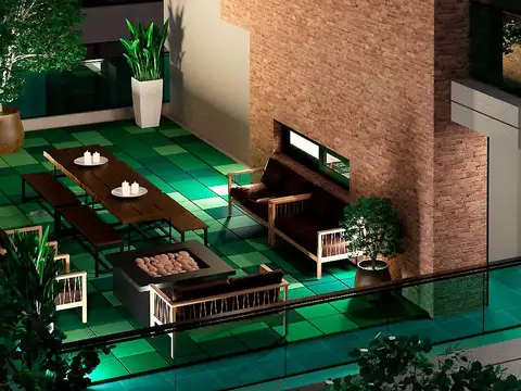 Departamento 4 ambientes con 2 baños