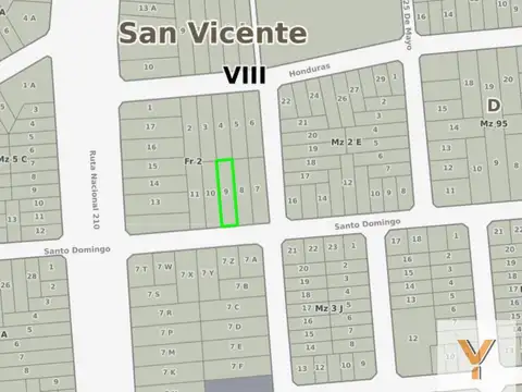 Santo Domingo e/ Colon y Avenida Hipólito Irigoyen