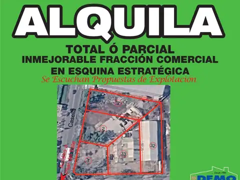 Alquiler de Predio Comercial en Villa Rosa (Ruta 25)