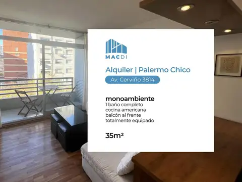 Excelente Dpto. en Alquiler temporal en Boulevard Cerviño