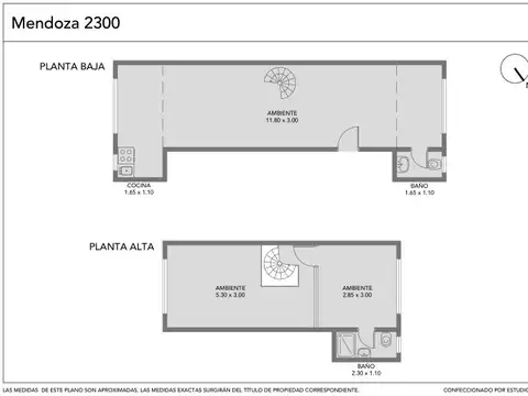 Mendoza al 2300 , Piso 5