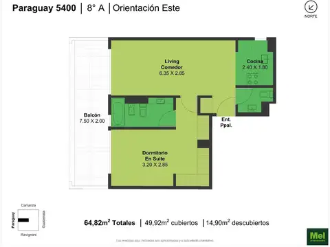 Departamento en Venta de 2 ambientes
