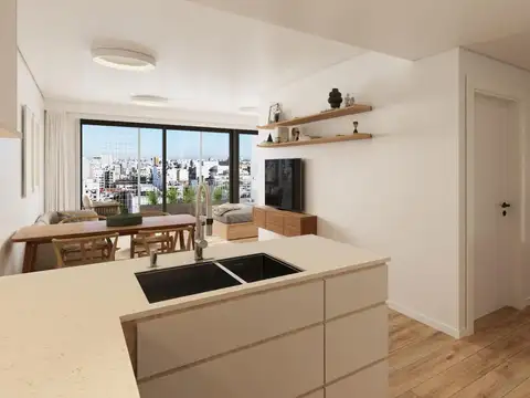 2 ambientes con terraza y amenities. Palermo en Venta