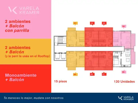 Departamento en Venta de 1 dormitorio