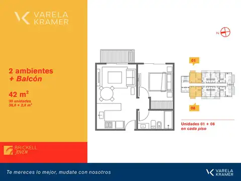 Departamento en Venta Apto profesional