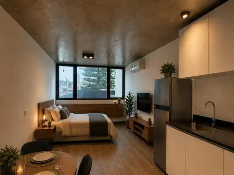 Departamento Monoambiente con 1 baño