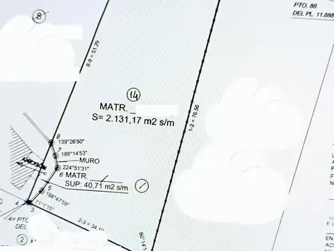 Terreno en Venta 76  mts Fondo