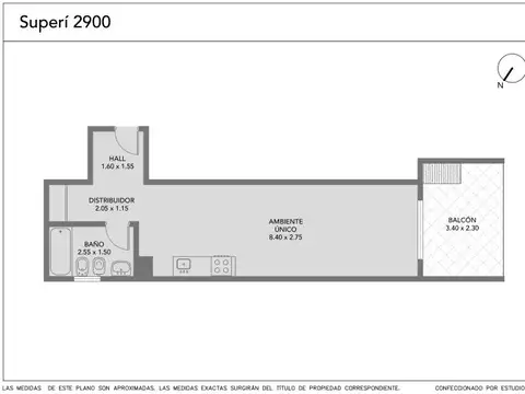 Departamento en Venta de Monoambiente