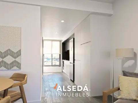 Departamento 2 ambientes con 1 baño
