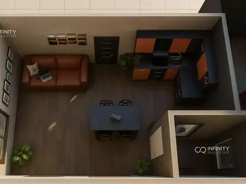 Departamento en Venta de 3 ambientes