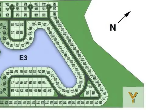 Terreno en Venta de 1206,0 m2