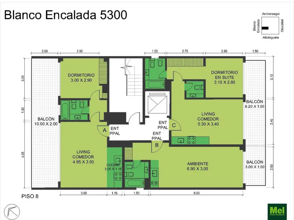 Blanco Encalada 5368 de 21 Unidades en Villa Urquiza