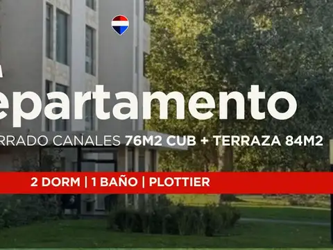VENTA DEPARTAMENTO 2 DORM CON TERRAZA, B° CANALES