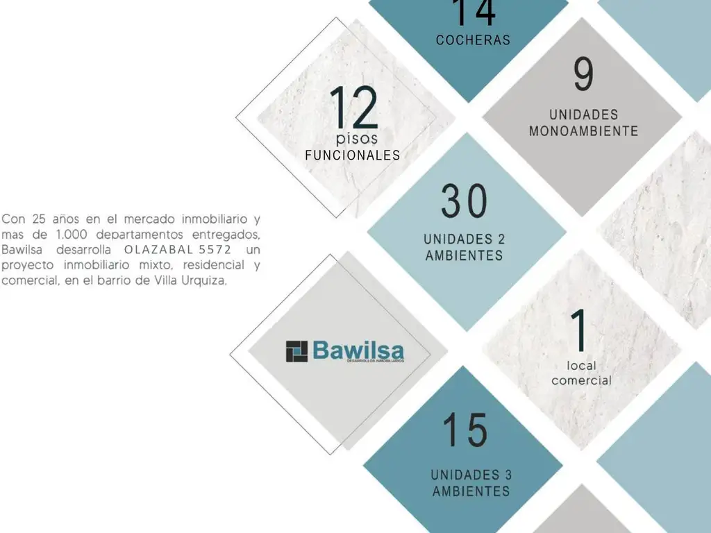 BAWILSA 36 de  1, 2 y 3 Dormitorios