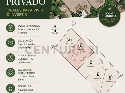 Terreno en Venta en Kilometro 8, USD 93.000