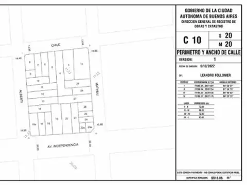 Terreno en Venta de 538,0 m2