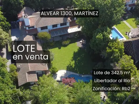 Terreno de 342,5 m² en Venta  - Martinez, San Isidro