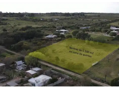 Terreno De 5.500 M2 En Zona De Quintas, Excelente Oportunidad