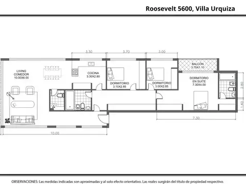 Departamento en Venta con 1 cocheras