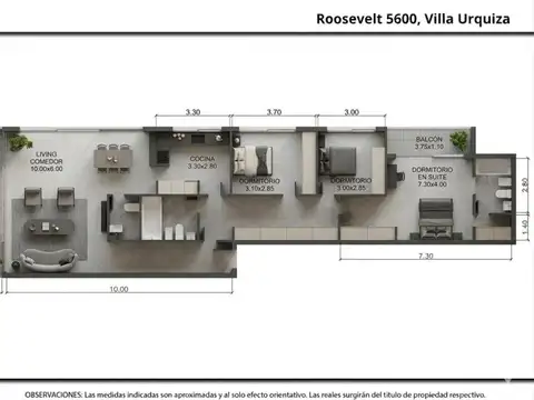 Departamento en Venta de 4 ambientes