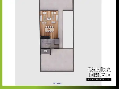 Departamento 5 ambientes con 1 baño
