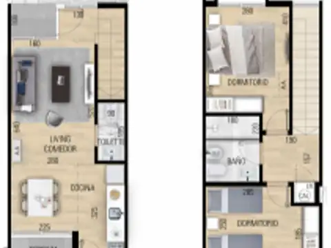 VENTA DE APTO DOS DORMITORIO EN POZO EN PRADO