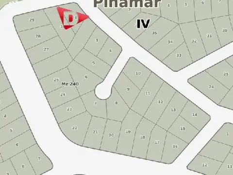 Terreno en Venta de 932,0 m2