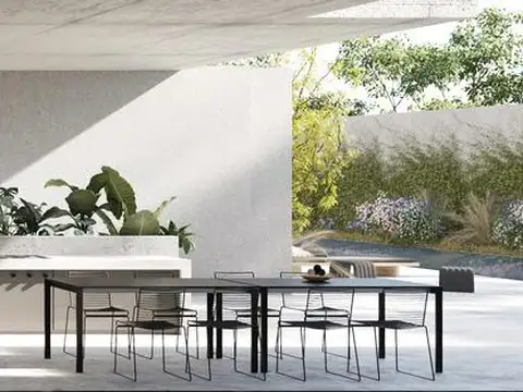 Departamento 3 ambientes con balcón aterrazado y parrilla en  Belgrano Chico.