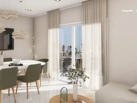 Departamento 2 ambientes con 1 baño