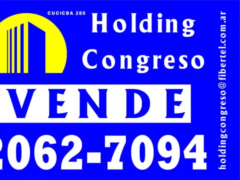 Terreno en Venta 7  mts Frente