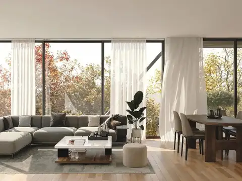 Dpto 3 amb, Piso 7° 02, c/balcón al fte, 82,66m2 total