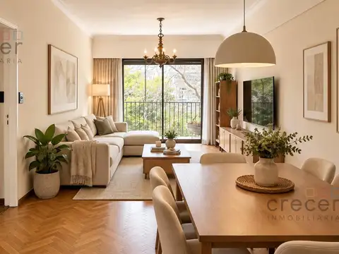 Venta departamento 4 ambientes con dependencia cochera y baulera Recoleta Apto crédito